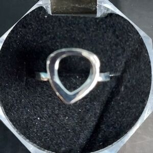 Alloy heart ring size 4